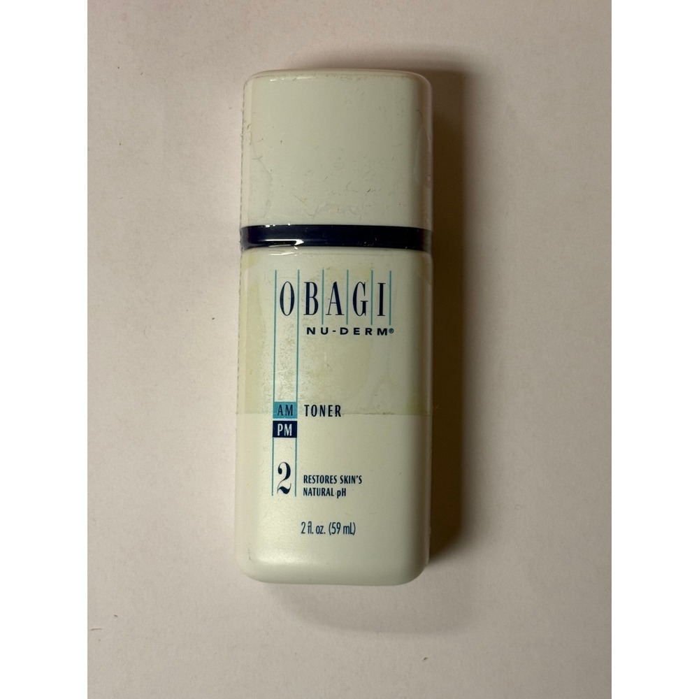 Obagi Nu-Derm Toner 2 Restores Skins Natural pH 2 fl oz 59 mL Travel Size